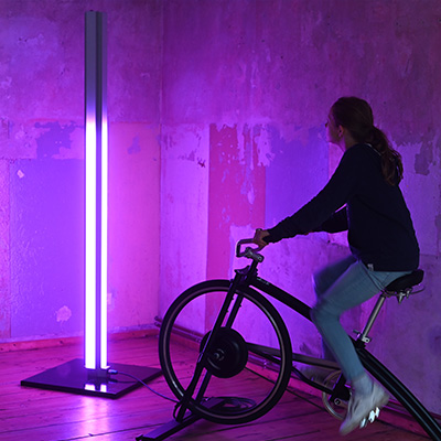 LED-Fahrradsimulator_magenta